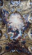 Giovanni Battista Gaulli Called Baccicio The Worship of the Holy Name of Jesus, with Gianlorenzo Bernini, on the ceiling of the nave of the Church of the Jesus in Rome. Germany oil painting artist